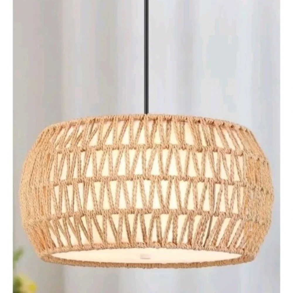 rattan pendant‎ light